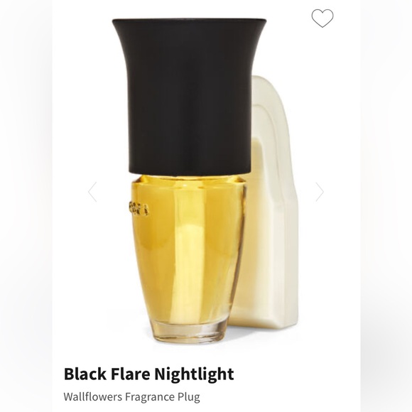 “Black Flare Nightlight” Wallflower Fragrance Plug, Bath & Body Works NWT-Sealed - Picture 2 of 8